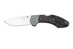 MKM Hero Stonewashed Carbon Fibre, Titanium Bolsters, Navaja