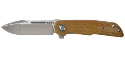 MKM Clap LS01-NC Natural Canvas Micarta Navaja, Bob Terzuola Design