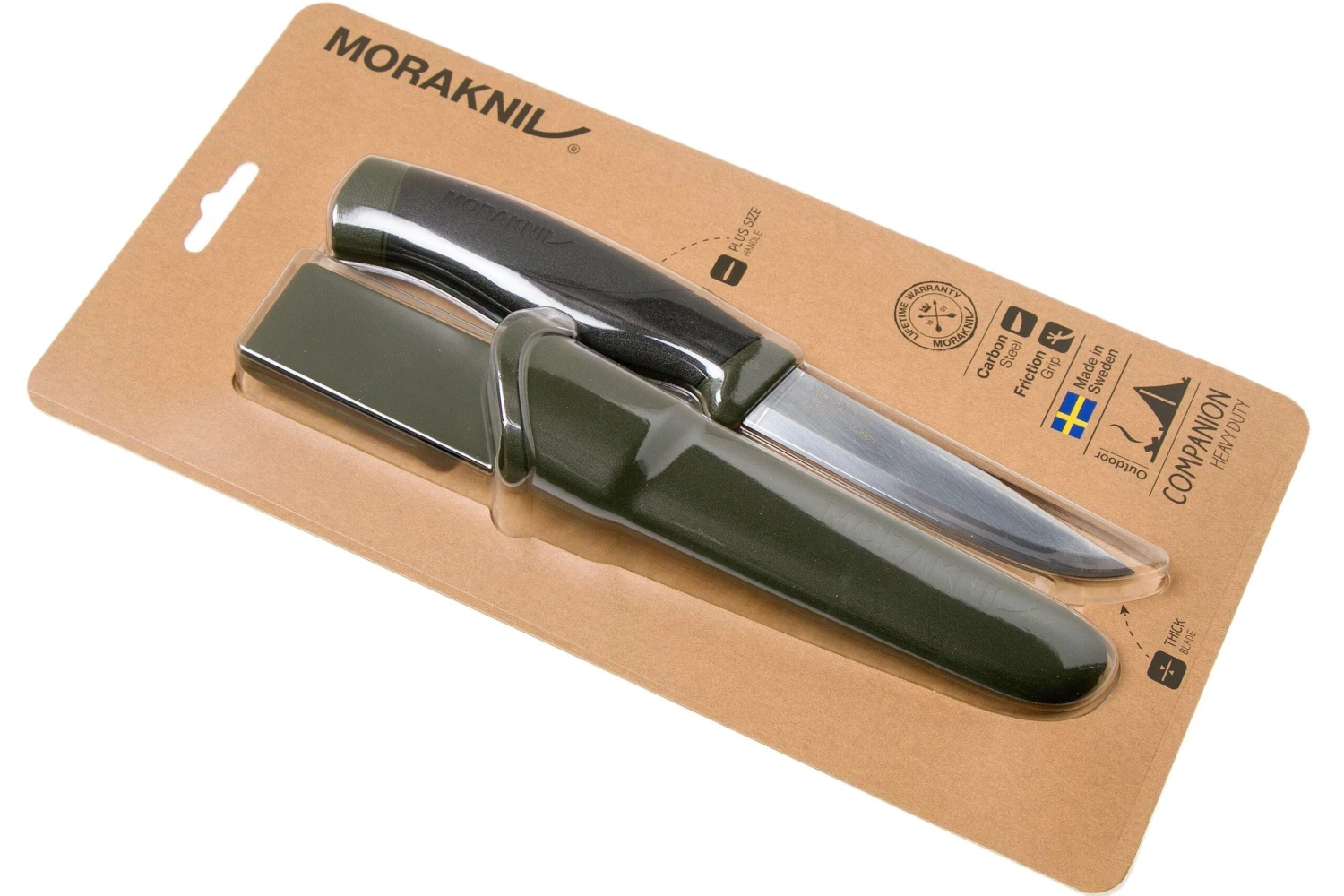 Morakniv Mora Companion Heavy Duty MG Carbon, Verde - Imagen 8