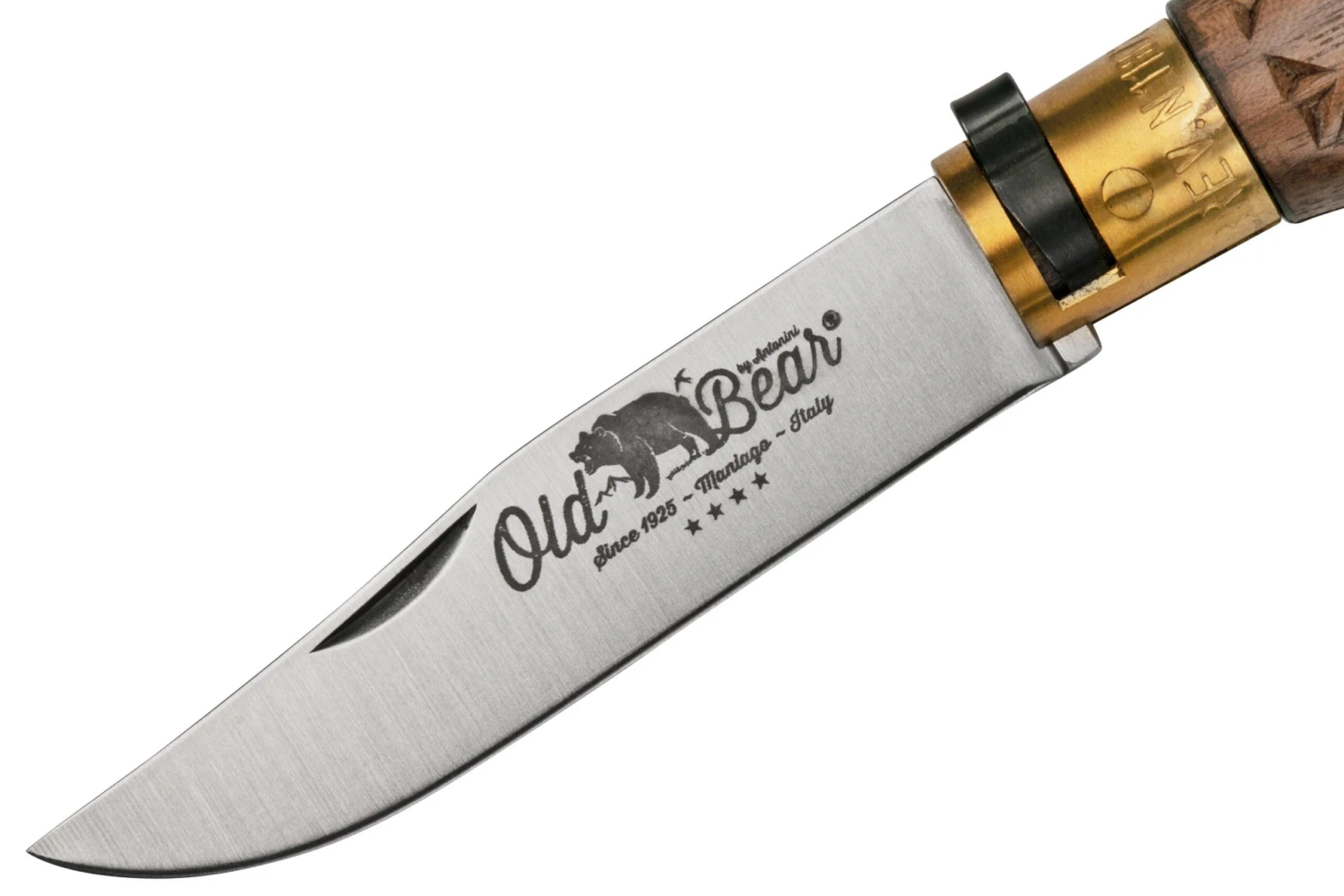 Old Bear Classical Carved Walnut M, 9307-19-LNI Navaja - Imagen 3