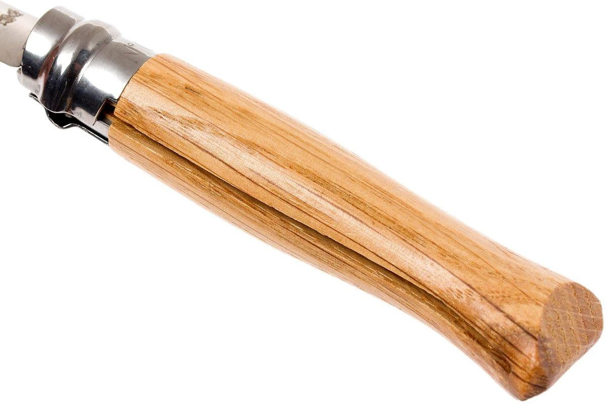 Opinel Navaja No. 8 Luxury Range, Acero Inoxidable, Madera De Roble - Imagen 5