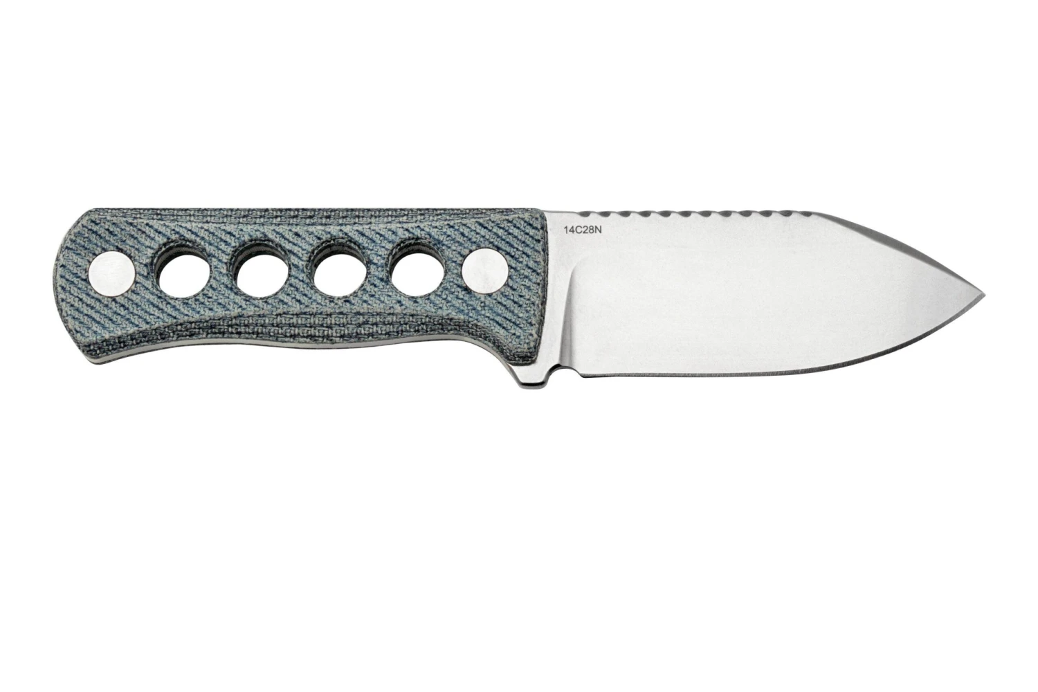 QSP Knife Canary QS141-D1 Stonewashed, Denim Micarta, Cuchillo De Cuello - Imagen 2