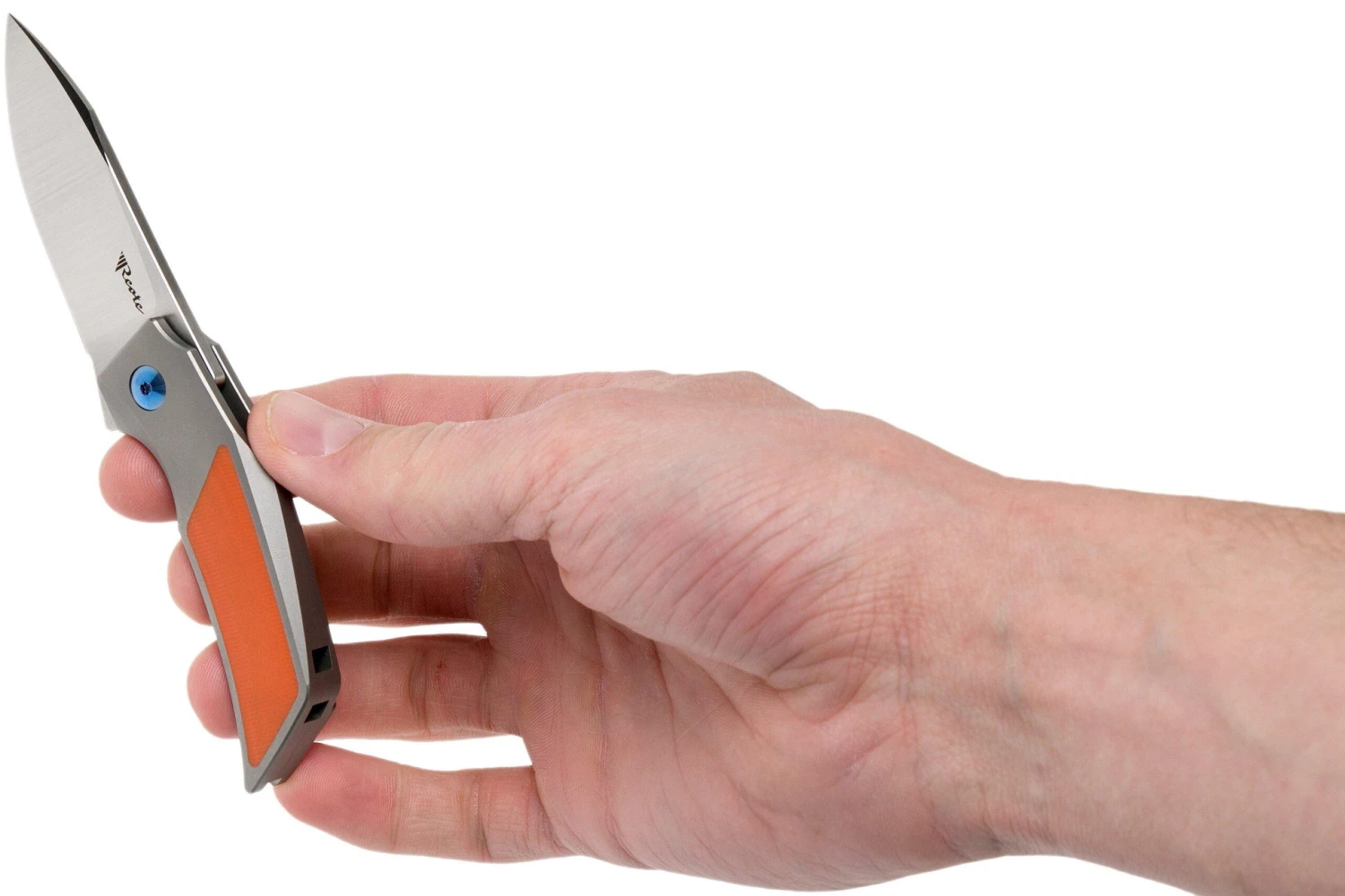 Reate T2500 Orange G10 Navaja, Tashi Bharucha Design - Imagen 8