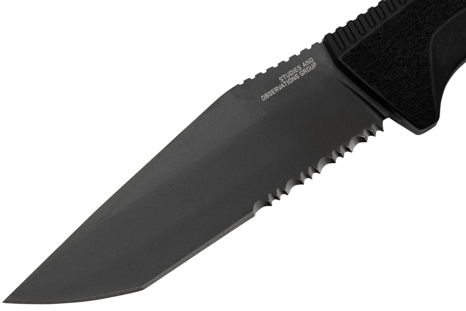 SOG Trident FX 17-12-02-57 Blackout, Partially Serrated, Cuchillo Fijo - Imagen 3