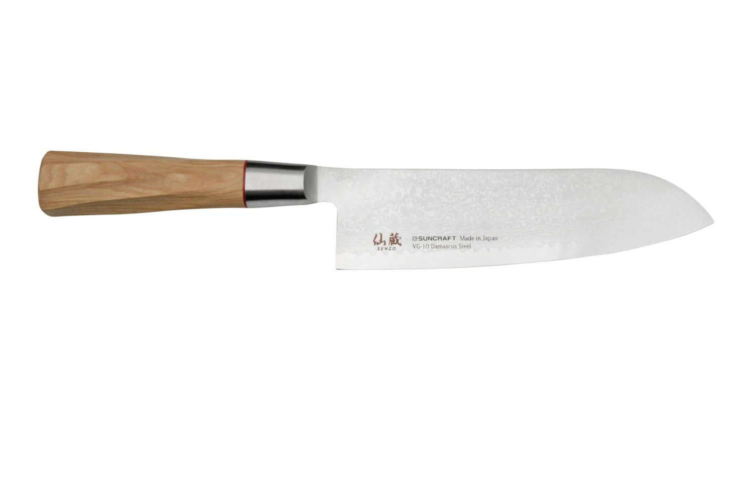 Suncraft Twisted Octagon TO-04 Santoku 16,5 Cm - Imagen 2