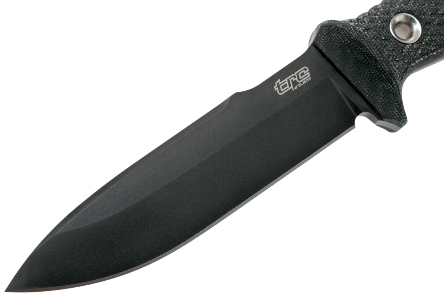 TRC Knives Mille Cuori, Deadis 4 Extra, Black Canvas Micarta Cuchillo De Exterior - Imagen 3