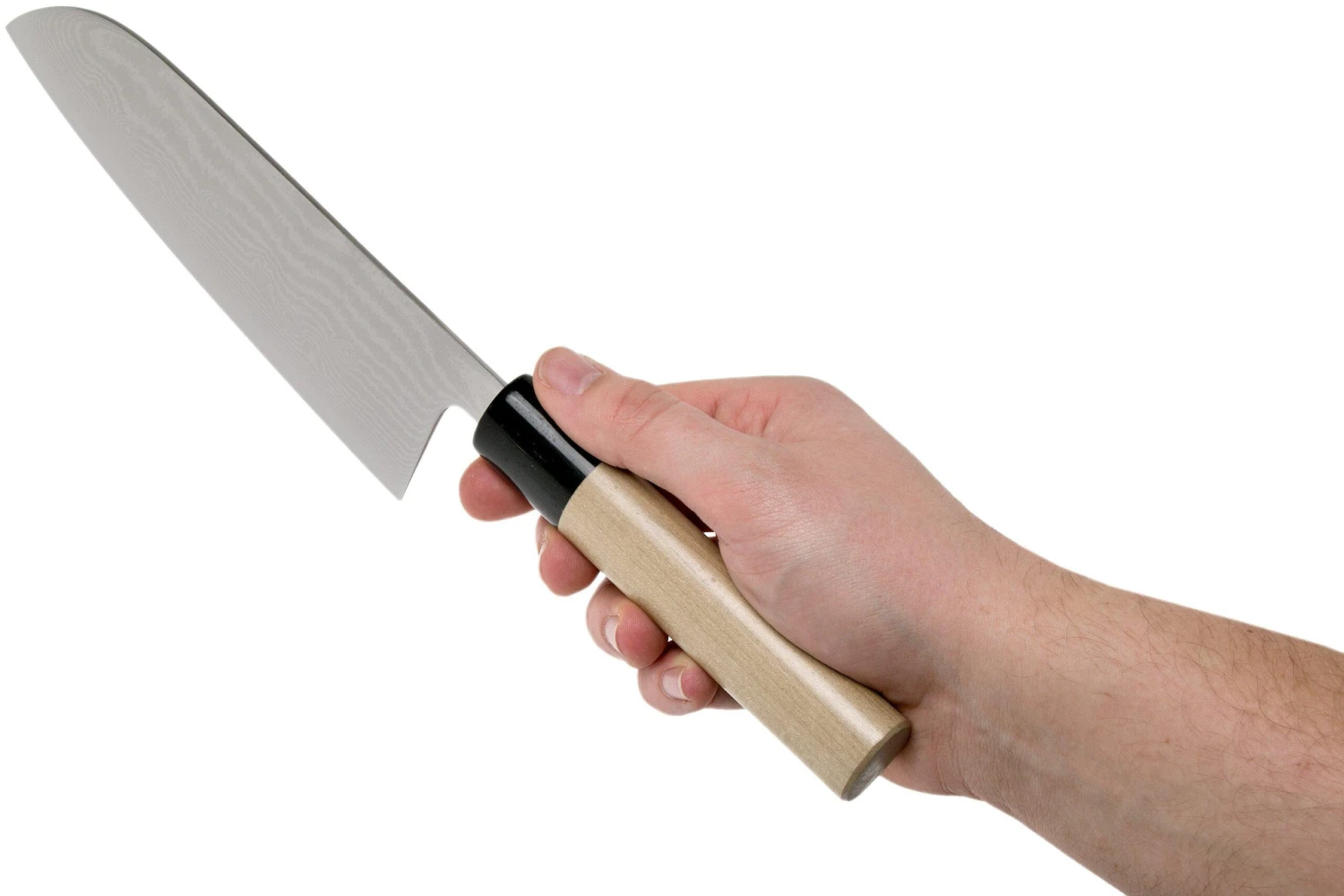 Tojiro Shippu De 63 Capas Damasco, Santoku 18 Cm - Imagen 7