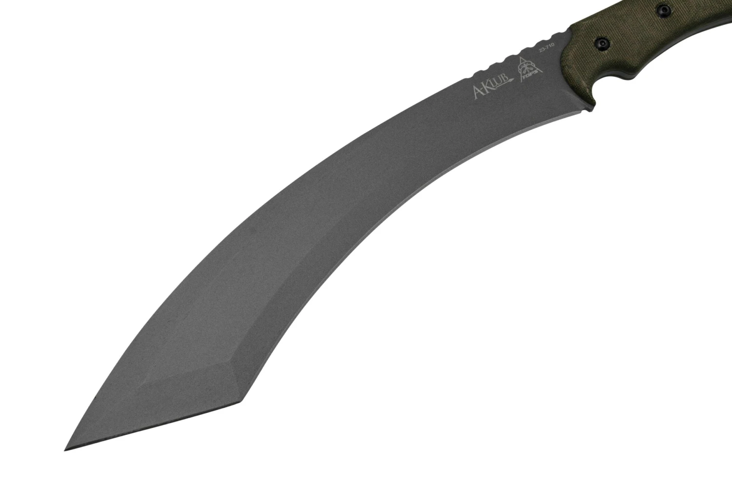 TOPS Knives A-Klub AKLB-02, Green Micarta, Machete, Diseño De Amanda Kaye - Imagen 3