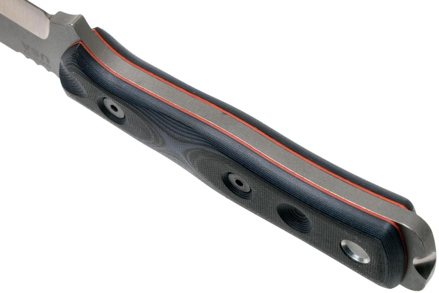 TOPS Knives B.O.B. Fieldcraft154CM Blue/Black Micarta BROS-154-BB Cuchillo Bushcraft - Imagen 4