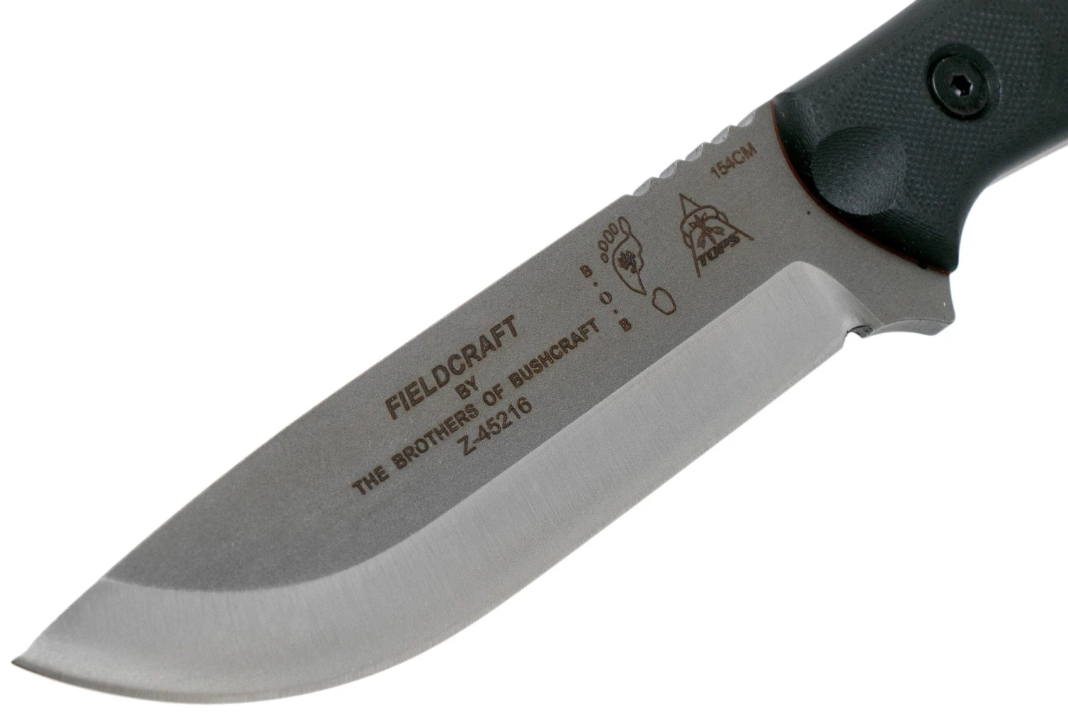 TOPS Knives B.O.B. Fieldcraft154CM Black G10 BROS-154-BLK10 - Imagen 3