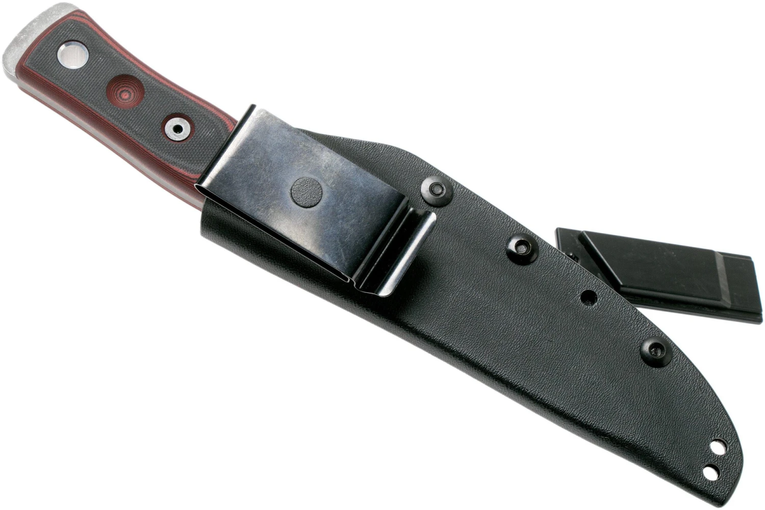 TOPS Knives B.O.B. Fieldcraft154CM Red/Black Micarta BROS-154-RB Cuchillo Bushcraft - Imagen 8