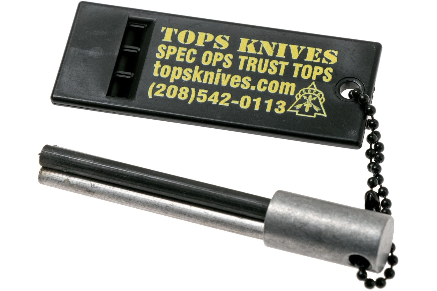 TOPS Knives B.O.B. Fieldcraft154CM Red/Black Micarta BROS-154-RB Cuchillo Bushcraft - Imagen 9