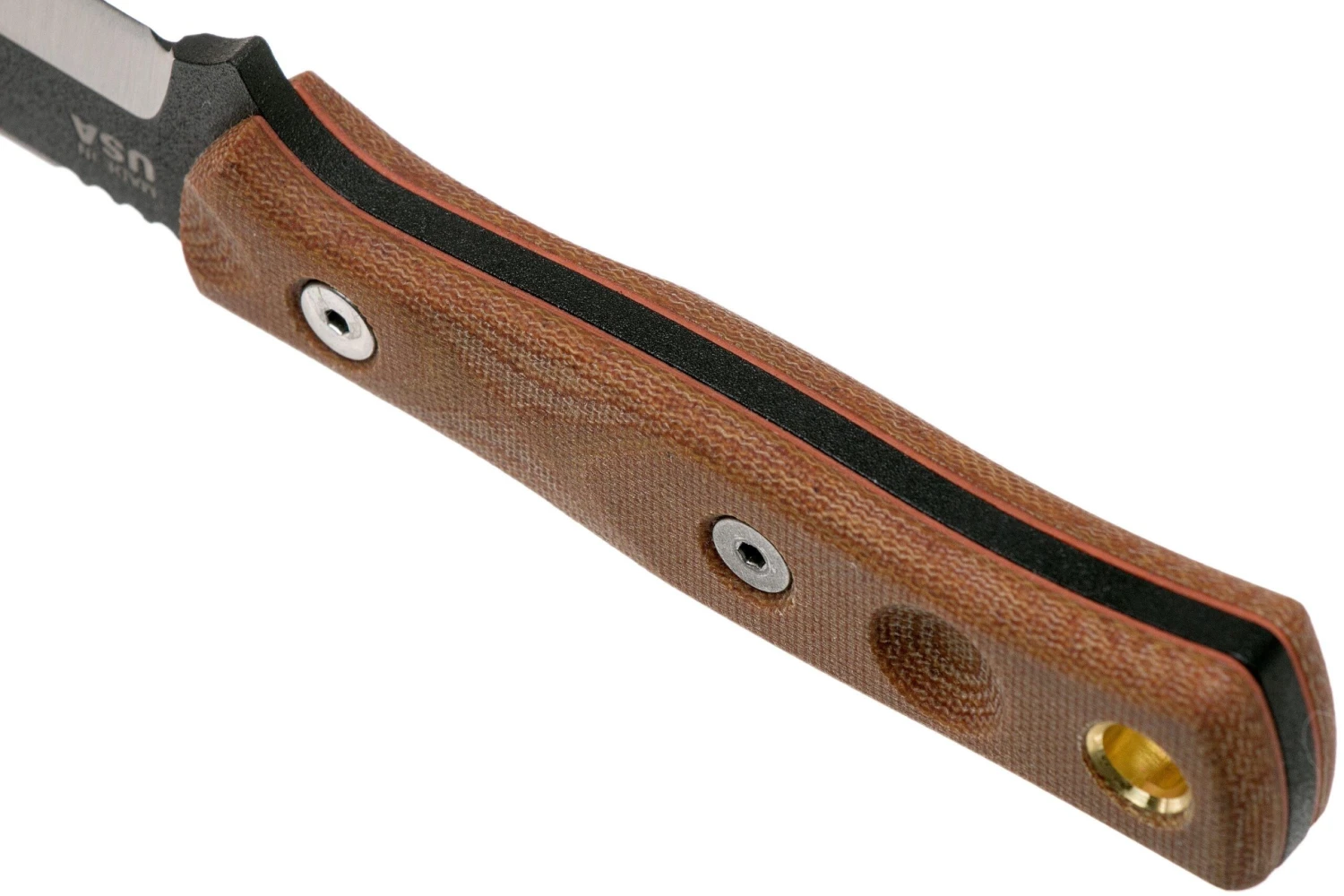 TOPS Knives TOPS Fieldcraft3.5 Mini BROS 90 Degree Spine, Firesteel, Brown Micarta MBROS-01-SF Cuchillo Bushcraft - Imagen 4