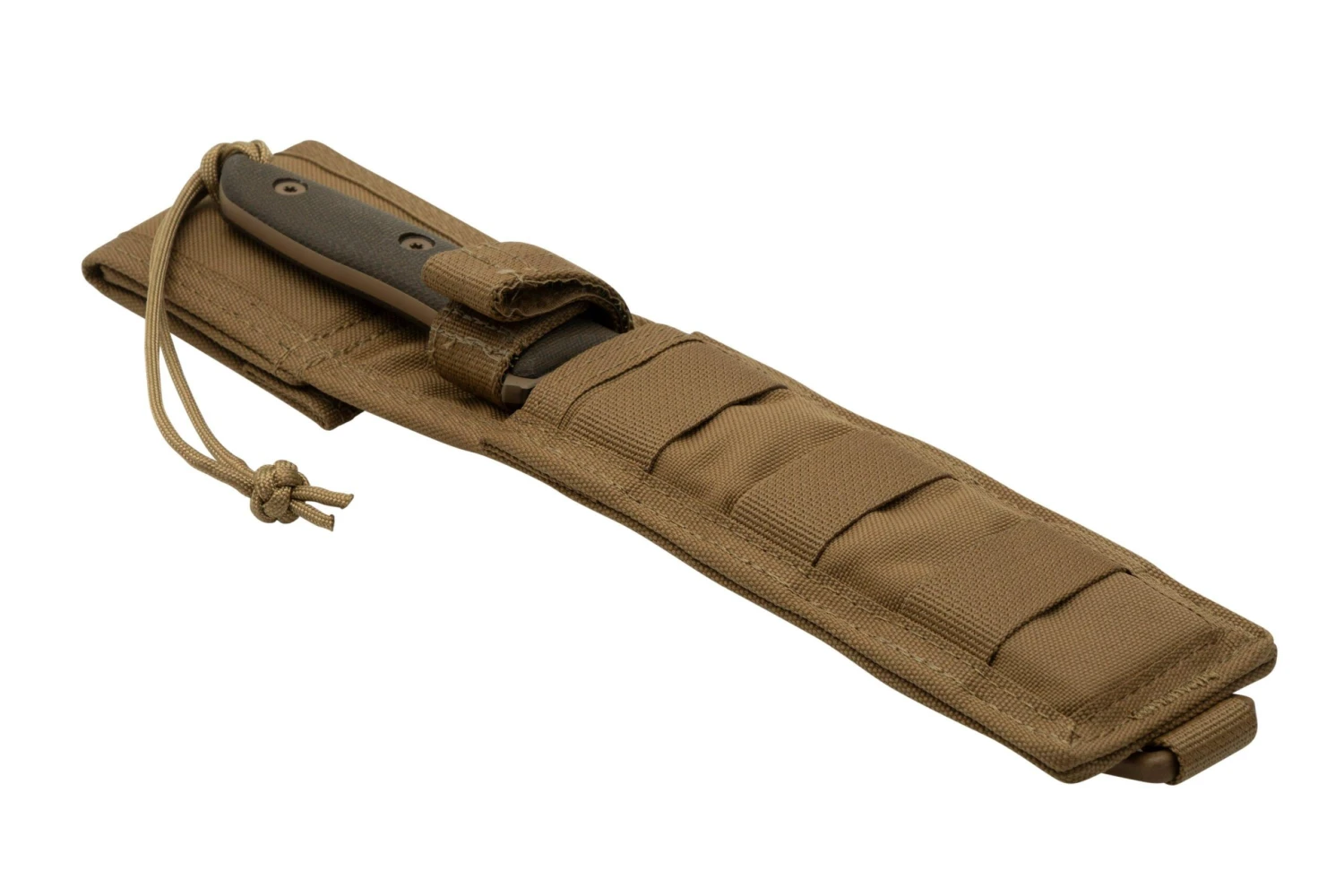 Spartan Blades Moros SB53DEGRNLTN Flat Dark Earth, Green Micarta, Funda Molle-Coyote, Cuchillo De Supervivencia - Imagen 6