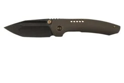 WE Knife Trogon WE22002-2 Bronze Titanium, Black Stonewashed CPM 20CV Navaja