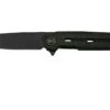 WE Knife Navo Black Canvas Micarta, Blackwashed CPM 20CV WE22026-1 Navaja, Diseño De Ostap Hel