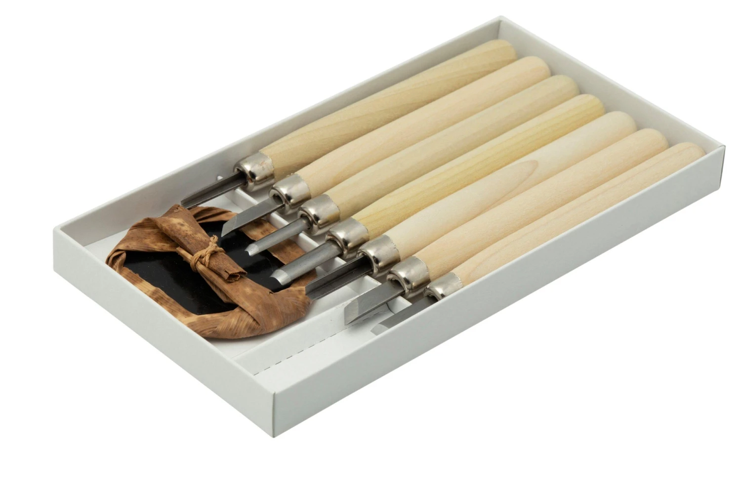 Yoshiharu L-7 Maruichi Cuchillos Japoneses Para Tallar Madera, Juego De 7 Con Baren - Imagen 2